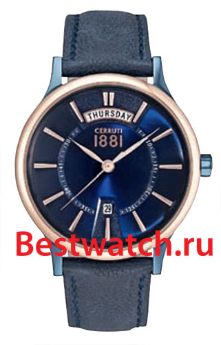 Часы Cerruti 1881 Varallo CRA128SBLR03BL